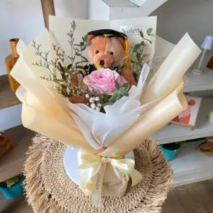 Single Rose + Tedy