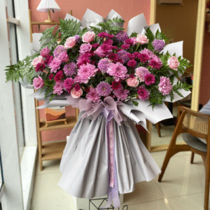 Fresh Flowers Purple Themed