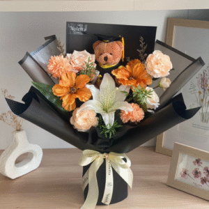 Mix Peachy + Teddy (Medium) Artificial